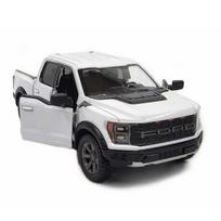 Žaislinis automobilis KinSmart, 2022 Ford F-150 Raptor, baltas