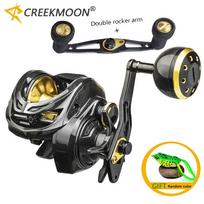 Ultra Light Baitcast Sea Fishing Reel 6+1BB Carbon Fiber Body Max Drag 16kg Lure Shake Slowly Baitcasting Wheel Meta Outdoor Freshwater Saltwater Left Hand