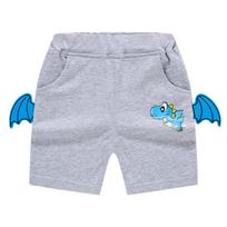 Betop 2025 Summer Boys' Dinosaur Cartoon Shorts for Children 110cm pilka dinozauro spalva