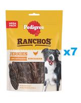PEDIGREE Ranchos Jerkies 7x180 g papildomo pašaro suaugusiems šunims be grūdų su vištiena