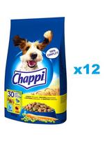 CHAPPI 12x500 g - sausas maistas šunims su paukštiena ir daržovėmis