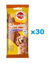 PEDIGREE Schmackos Multi Mix 30x36 g skanėstai šunims su jautiena