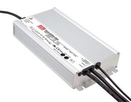Impulsinis maitinimo šaltinis LED 24V 25A, valdomas, PFC, IP67,MEAN WELL