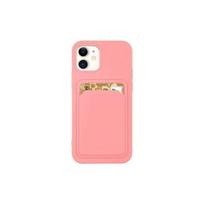Apple iPhone 11 Pro Max Card case silicone Pink