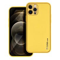 Apple iPhone 12 Pro Leather case Yellow