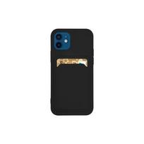 Apple iPhone 12 Pro Max Card case silicone Black