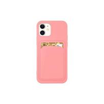 Apple iPhone 12 Pro Max Card case silicone Pink