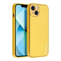 Apple iPhone 14 Leather case Yellow