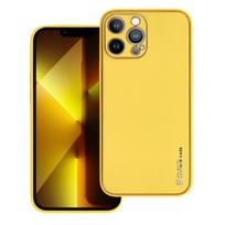 Apple iPhone 13 Pro Max Forcell Leather Case Yellow