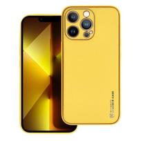 Apple iPhone 13 Pro Forcell Leather Case Yellow
