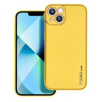 Apple iPhone 13 Forcell Leather Case Yellow