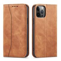 Apple iPhone 12 Pro Max Magnet Fancy Case Brown