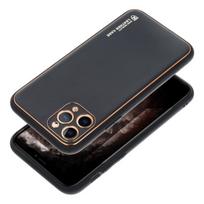 Apple Iphone 15 Plus Leather case Black
