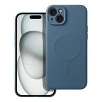 Apple Iphone 15 Plus Silicone Mag case Blue