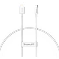 Universal cable USB A to Typ C PD 5A 100W P10320102214-00 0,cable USB A to Typ C PD 5A 100W P10320102214-00 0 Baseus White