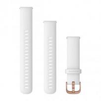 Apyrankė Garmin Quick Release Bands (18 mm), White, rose gold hardware
