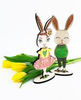 Velykinis spalvinimo rinkinukas „Zuikiai“
