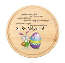 Apvali pjaustymo lentelė „Su Šv.Velykom“