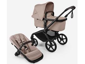 Universalus vežimėlis Bugaboo Fox 5 Renew Desert taupe melange/Desert taupe melange/black frame 2in1