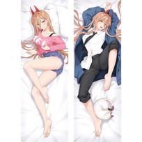 Anime Makima Dakimakura pagalvių užvalkalai Cosplay kostiumai Dovanos Persiko oda Animaciniai filmai Power Pagalvės užvalkalai Patalynė King pagalvėlių užvalkalai A 40x120cm Peachskin