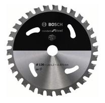 Pjovimo diskas metalui Bosch Standart for Steel; 136x1,6x15,875 mm; Z30
