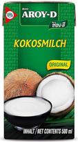"Aroy-D" kokosų pienas - kokosų pienas maistui gaminti ir kepti - idealiai tinka desertams, sriuboms, kokteiliams ir kokteiliams - 1 x 500 ml