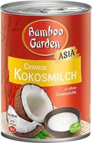 "Bamboo Garden" kokosų pienas, 1 pakuotė (1 x 400 ml) 11154550 (pakuotės dizainas gali skirtis)