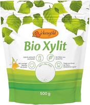 "Birkengold" ekologiškas ksilitolis 500 g maišelyje | Ekologiška žemdirbystė | 40 % mažiau kalorijų | Dantims nekenksmingas | Idealiai tinka virti ir kepti | Glikemijos indeksas 11