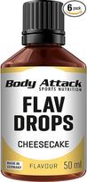 "Body Attack Flav-Drops", aromatas maistui, be cukraus, be kalorijų, veganiškas