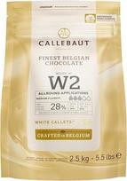 "Callebaut W2NV" 28% "Select" baltojo šokolado "Easymelt" drožlės (1 x 2,5 kg)