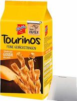 "De Beukelaer Tourinos" konditerinės lazdelės su sūriu "Fine Spicy Gouda" (125 g maišelis) + usy Block