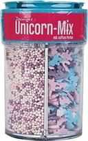 "Decocino Streusel Mix Unicorn Mix" - cukraus karoliukų išbarstymo konfeti - torto papuošimas Torto papuošimas Keksiukų papuošimas - Vienaragio papuošimas fondantui, cukraus vatai, pyragaičiams, 90 g