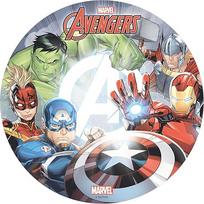 "Dekora" - 114401 "Marvel Avengers" Valgomasis vaflinis ryžių popieriaus torto viršelis 20 cm