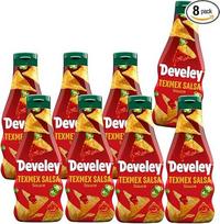"Develey TexMex Salsa" padažas - 8 vnt. (8 x 250 ml) - karštas vaisinis su jalapeño čili