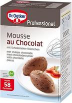 "Dr. Oetker Professional Mousse au Chocolat" su šokolado drožlėmis, deserto milteliai, 1 kg pakuotė