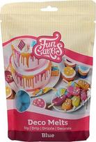 "FunCakes Deco Melts Blue" - nardinkite, lašinkite, mirkykite ir puoškite! Ištirpinkite mikrobangų krosnelėje ir supilkite į bet kokią formą, 250 g
