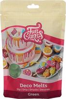 "FunCakes Deco Melts Green" - nardinkite, lašinkite, mirkykite ir puoškite! Ištirpinkite mikrobangų krosnelėje ir supilkite į bet kokią formą, 250 g