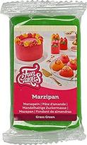 "FunCakes" migdolų cukraus tešla (olandiškas marcipanas) Žolės žalia: Lengva naudoti ir glotni, puikiai tinka tortams puošti, halal, košer, be glitimo, 250 g