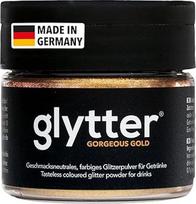 "Glytter" blizgučių milteliai gėrimams (auksiniai) - valgomi blizgučiai gėrimams ir skysčiams, pvz., likeriams, putojantiems gėrimams, kokteiliams - geriamieji ir beskoniai blizgučių milteliai, dulkės