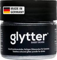"Glytter" blizgučių milteliai gėrimams (sidabriniai) - valgomi blizgučiai gėrimams ir skysčiams, skirti likeriams, putojantiems gėrimams, kokteiliams - tinkami gerti ir neturi skonio - blizgučių milteliai, blizgučių dulkės
