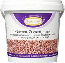"Günthart" blizgusis cukrus, rubino spalvos, 1 pakuotė (1 x 900 g)