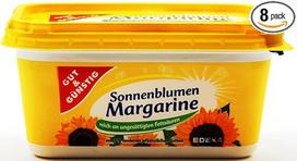 "Gut & Günstig" saulėgrąžų margarinas, 8 vnt. (8 x 500 g)