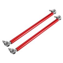 1 pora 20cm automobilio priekinio buferio atraminė strypo atrama automobilio modifikavimo atraminis strypas(Raudona)
