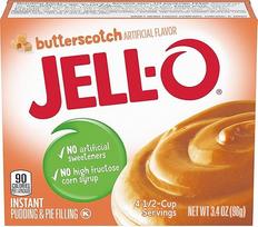"Jell-O" sviestinio pudingo milteliai ir pyrago įdaras 96g