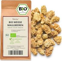 "Kamelur" 1 kg baltųjų ekologiškų šilauogių, džiovintų ir be priedų - ekologiškos džiovintos šilauogės kaip skanūs džiovinti vaisiai