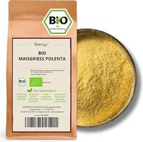 "Kamelur" ekologiškos kukurūzų kruopos Polenta (500 g) - ekologiška kukurūzų manų kruopų košė kreminės konsistencijos Polenta