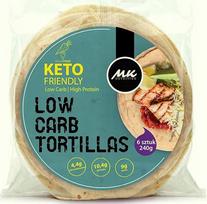"Keto Wrap" mažo angliavandenių kiekio tortilija 4,4 g angliavandenių ir 9 g baltymų | 6 gabaliukai (240 g) | mažo angliavandenių kiekio, keto ir diabetikams | kebabas, kesadila, pica