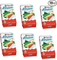 "Kinder Ferrero Brioss Cake with Milk", itališki klasikiniai briošiniai sausainiai, 10 x 30 g, 6 vnt.