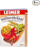 "Leimer" pilno grūdo trupiniai, 5 vnt. (5 x 400 g)