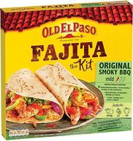 "Old El Paso Fajita Kit" - "Original Smoky BBQ" - meksikietiškų fajitų gaminimo rinkinys - 1 x 500g